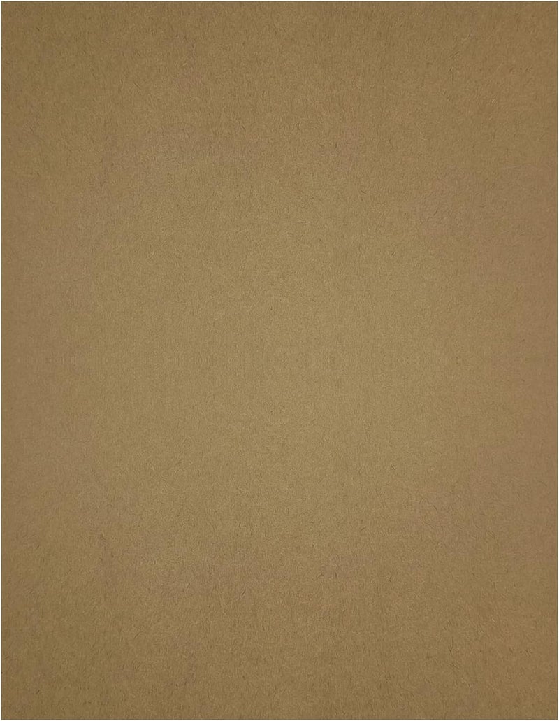 COLOANDUS Extra Heavyweight Brown Kraft Cardstock 50 Sheets 130 lb Cover 350gsm (17pt), 8.5 x 11 Inches for Arts and Craft, Drawing, DIY Projects - Image 1